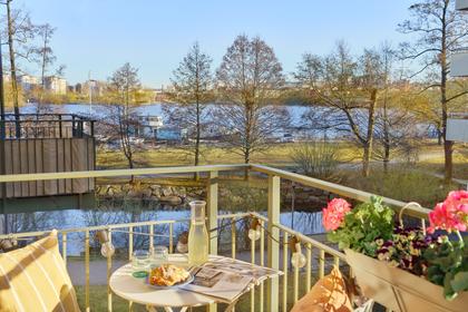 Balkong eller utsiktsbild