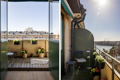 Balkong eller utsiktsbild