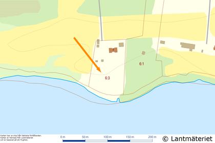 Illustrerad karta över fastigheten eller området