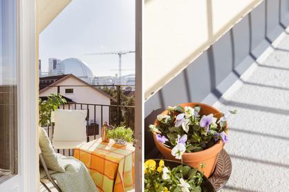 Balkong eller utsiktsbild