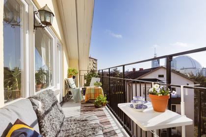 Balkong eller utsiktsbild