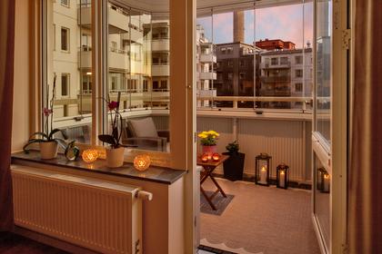 Balkong eller utsiktsbild