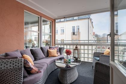 Balkong eller utsiktsbild