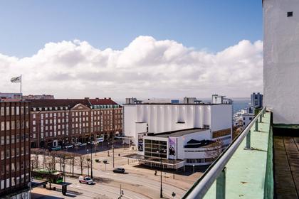 Balkong eller utsiktsbild