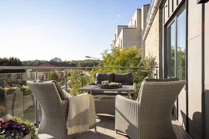 Balkong eller utsiktsbild