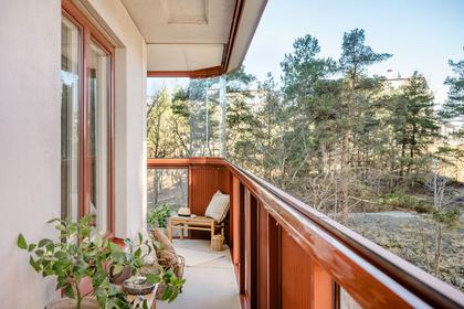 Balkong eller utsiktsbild