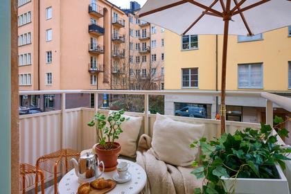 Balkong eller utsiktsbild