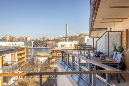 Balkong eller utsiktsbild