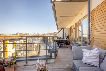 Balkong eller utsiktsbild