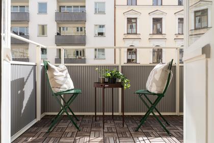 Balkong eller utsiktsbild