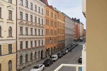 Balkong eller utsiktsbild