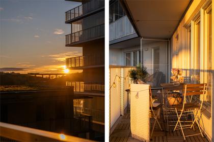 Balkong eller utsiktsbild