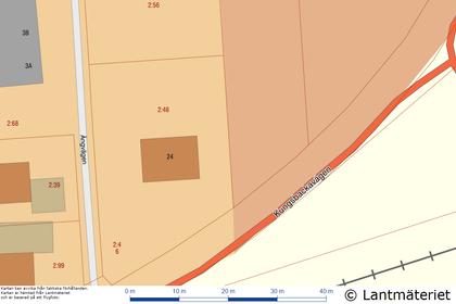 Illustrerad karta över fastigheten eller området