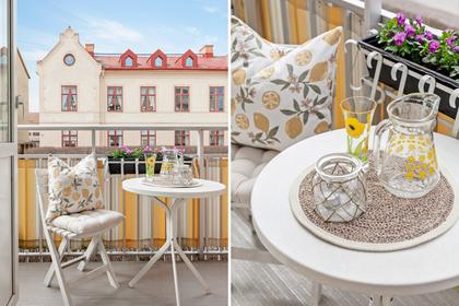 Balkong eller utsiktsbild