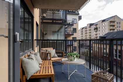 Balkong eller utsiktsbild