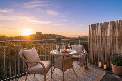 Balkong eller utsiktsbild