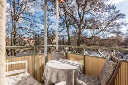 Balkong eller utsiktsbild