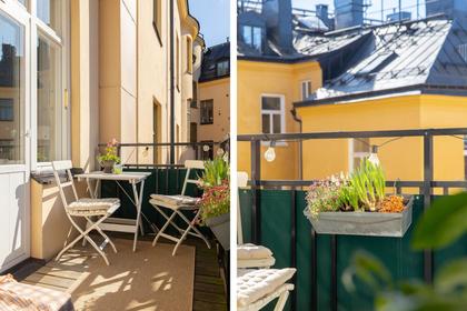 Balkong eller utsiktsbild