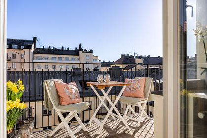 Balkong eller utsiktsbild