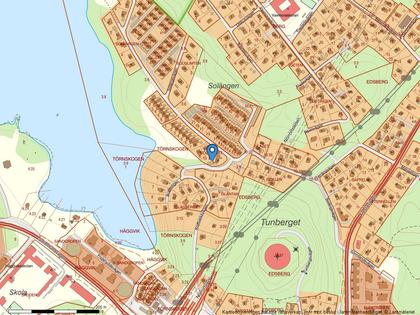 Illustrerad karta över fastigheten eller området