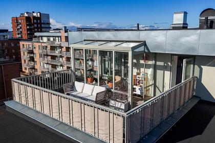 Balkong eller utsiktsbild