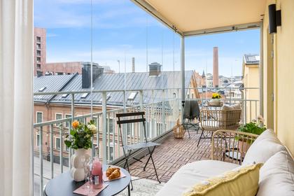 Balkong eller utsiktsbild