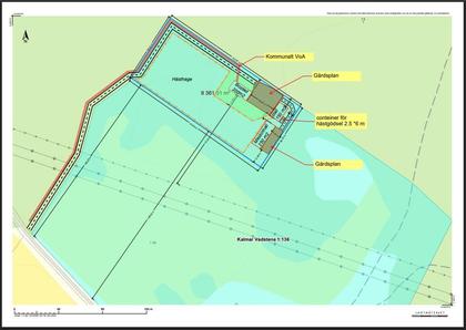 Illustrerad karta över fastigheten eller området