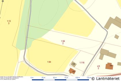 Illustrerad karta över fastigheten eller området