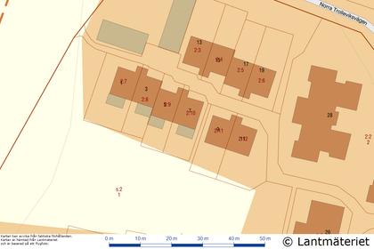 Illustrerad karta över fastigheten eller området