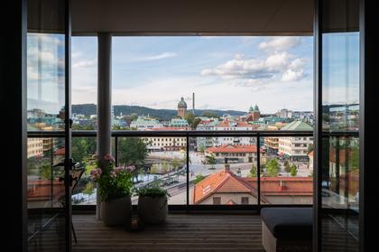 Balkong eller utsiktsbild