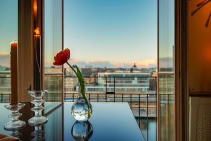 Balkong eller utsiktsbild