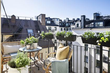 Balkong eller utsiktsbild