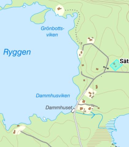 Illustrerad karta över fastigheten eller området