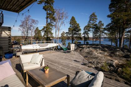 Balkong eller utsiktsbild