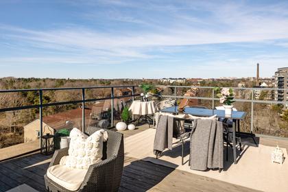 Balkong eller utsiktsbild