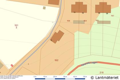 Illustrerad karta över fastigheten eller området