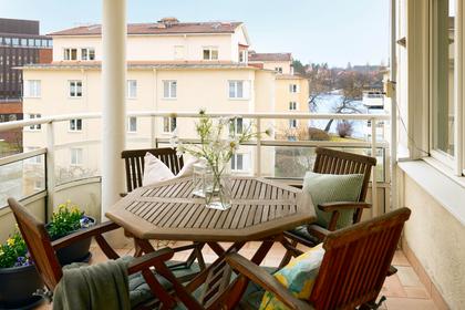 Balkong eller utsiktsbild