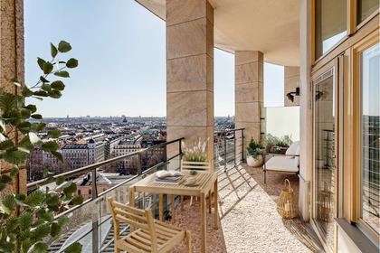 Balkong eller utsiktsbild