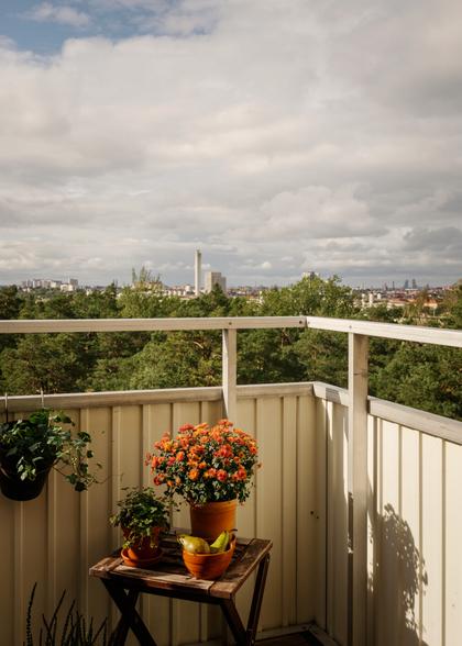 Balkong eller utsiktsbild