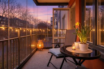 Balkong eller utsiktsbild