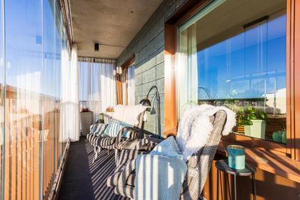 Balkong eller utsiktsbild