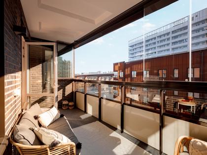 Balkong eller utsiktsbild