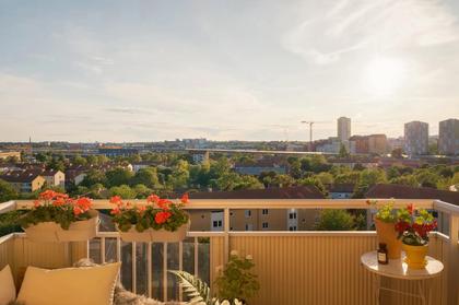 Balkong eller utsiktsbild