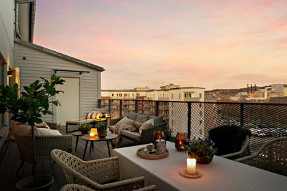 Balkong eller utsiktsbild