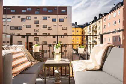 Balkong eller utsiktsbild