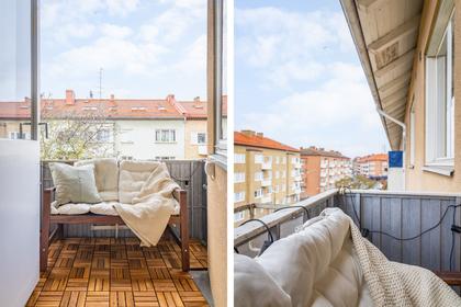 Balkong eller utsiktsbild