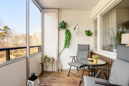 Balkong eller utsiktsbild