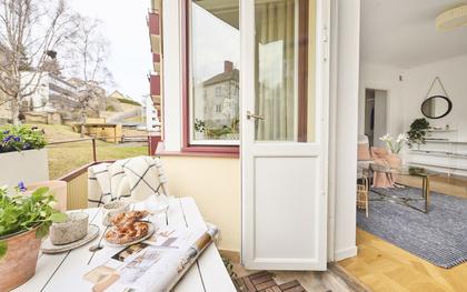 Balkong eller utsiktsbild