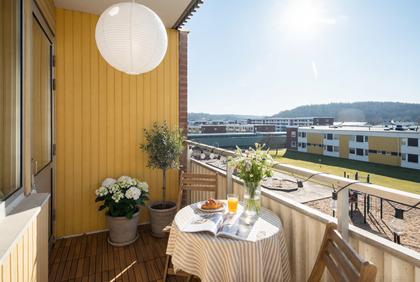 Balkong eller utsiktsbild