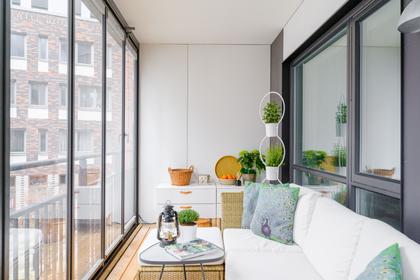 Balkong eller utsiktsbild